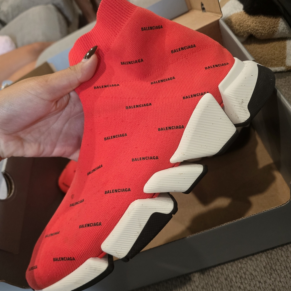 Balenciaga Red Sock Sneakers